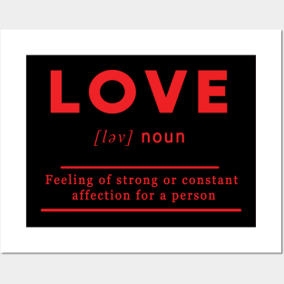 Love Meaning Definition Love Edition Posters and Art